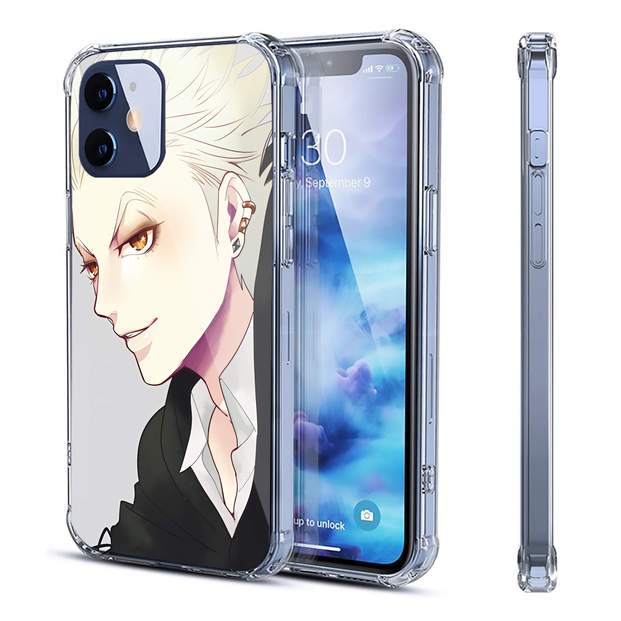 （画像用） ハイキュー!! Haikyu!! 【iPhone 12シリーズ対応】透明スマホケース（クリアソフトケース）